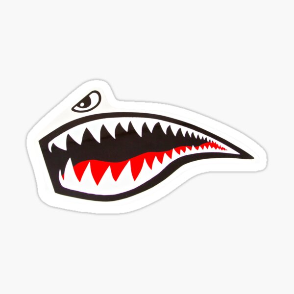 2 Pieces Shark Teeth Mouth Kayak Stickers Decals Graphic Sticker Stickers  Decals for Canoe Kayak Fishing Surfboard Ocean Boat Car Truck Decals  Accessories 