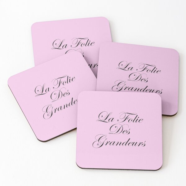 Las Folie Coasters Redbubble