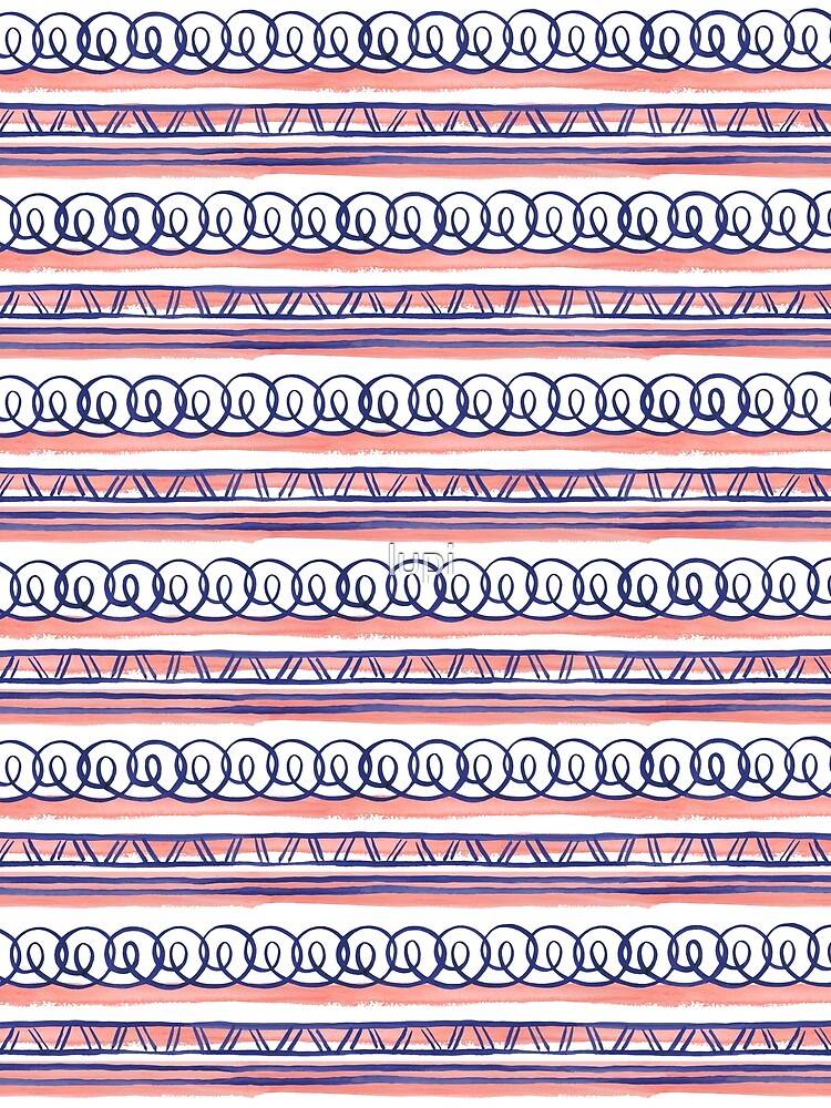 @@@ -- Navy & Coral by lupi