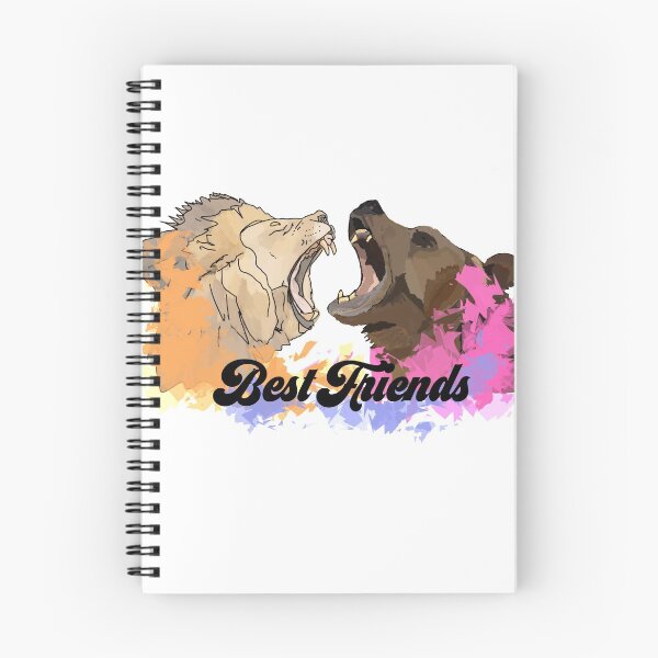 Item preview, Best Friends Lion and Bear roaring designed and sold by peterdrawings.