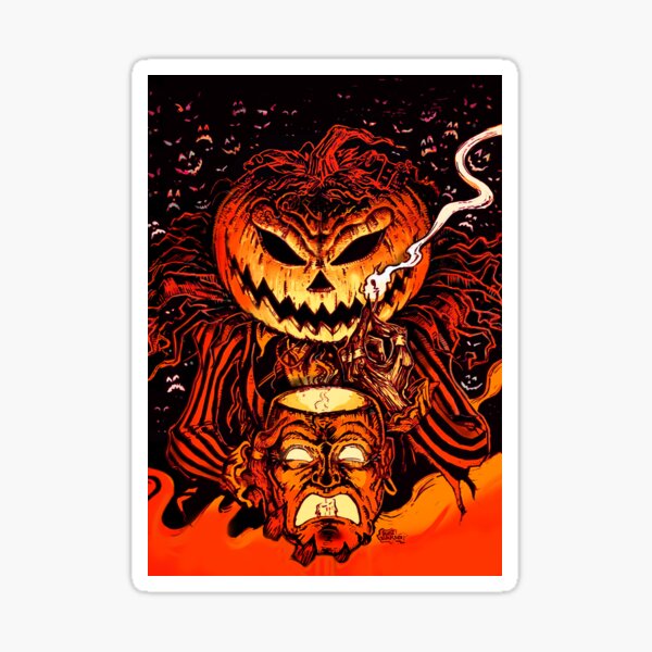 Pumpkin King Lord O Lanterns Sticker