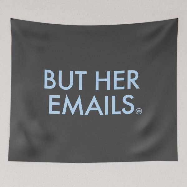 Item preview, But Her Emails - light blue designed and sold by Thelittlelord.