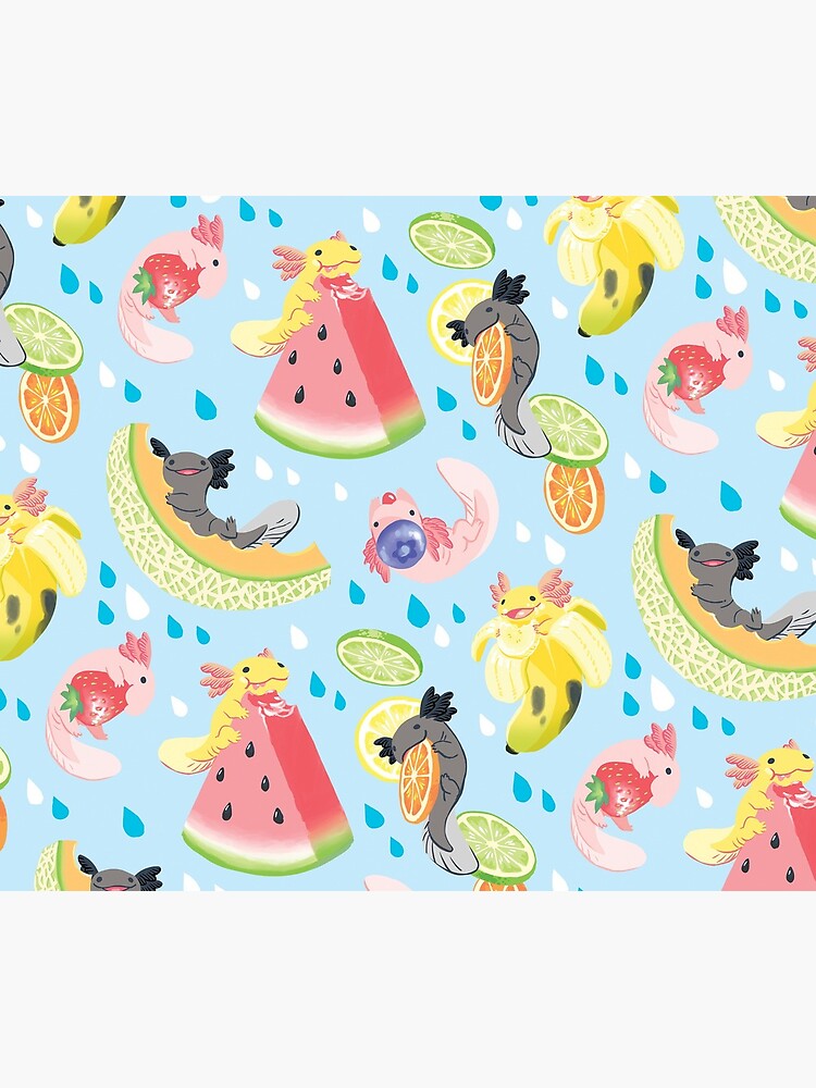 Fruity Fresh Snaxolotls pattern by mamath