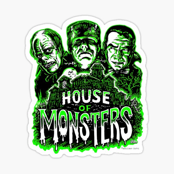 House of Monsters Sticker