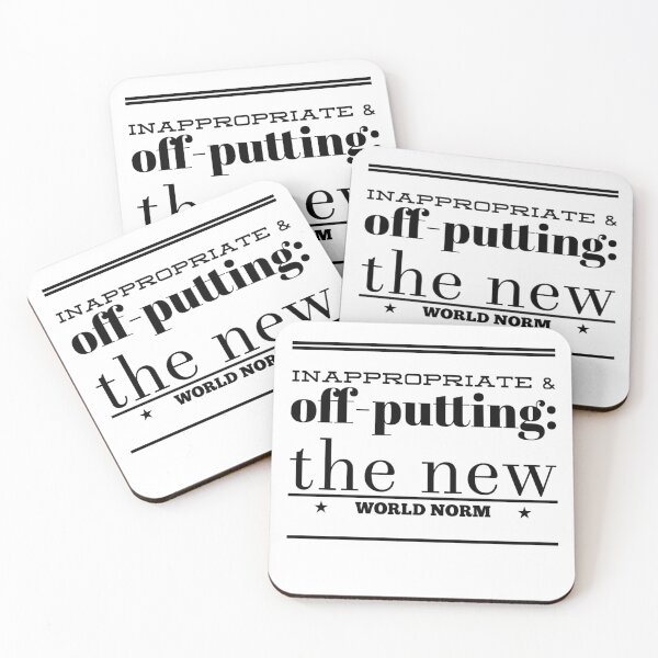 Item preview, Inappropriate & Off-Putting:  The New World Norm designed and sold by OfferHeat.