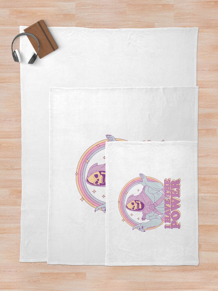 Alternate view of Skeletor Throw Blanket
