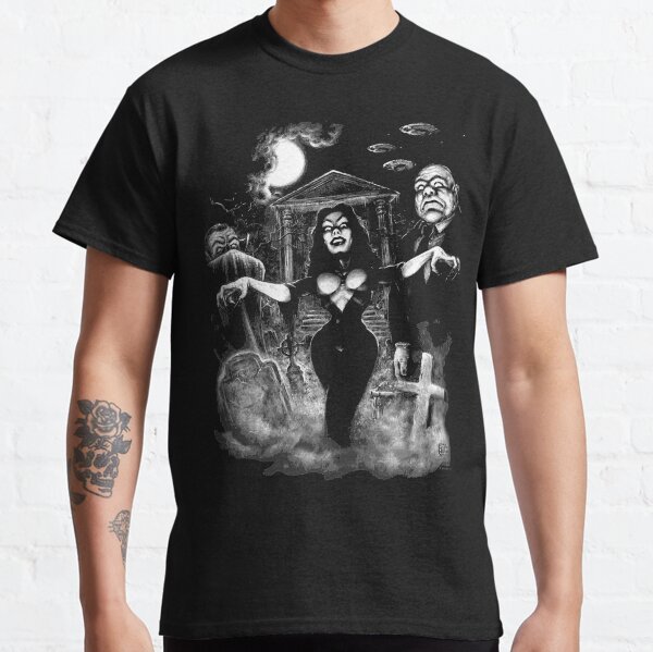 Vampira Plan 9 zombies Classic T-Shirt