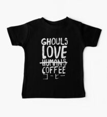 Ghouls love coffee Baby Tee