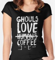 Ghouls love coffee Women's Fitted Scoop T-Shirt