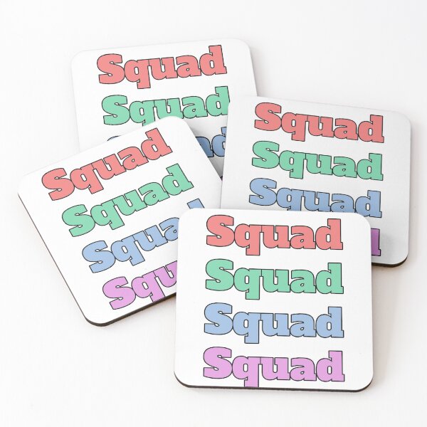 Item preview, "Squad" slang phrase designed and sold by morganmaterni.