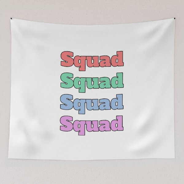 Item preview, "Squad" slang phrase designed and sold by morganmaterni.