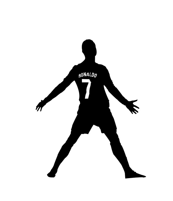 "Cristiano Ronaldo Real Madrid Celebration Black and White ...