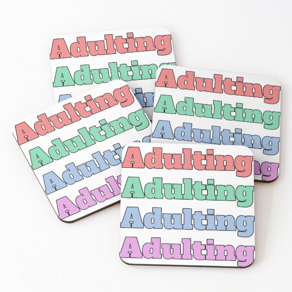 Item preview, "Adulting" slang phrase designed and sold by morganmaterni.