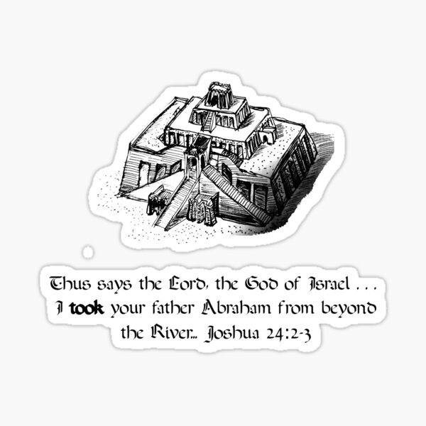 Joshua 24:2-3 Sticker