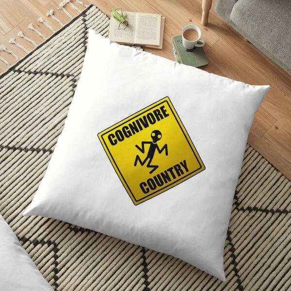 Cognivore Country Sign Floor Pillow