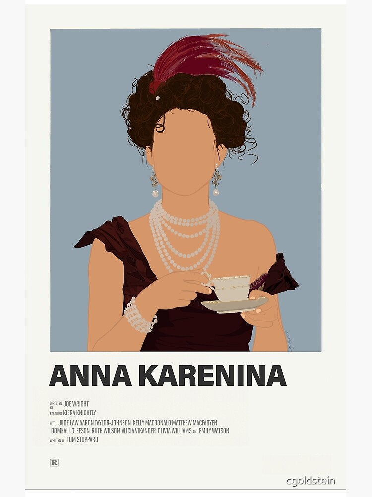 Redbubble　Greeting　Movie　Anna　cgoldstein　Card　by　Karenina　Sale　Poster
