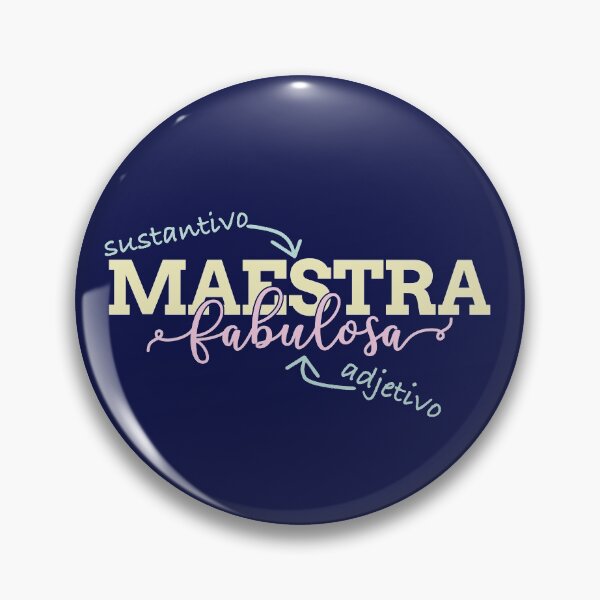Item preview, Maestra Fabulosa - Funny Spanish Grammar (sustantivo y adjetivo) designed and sold by ShikitaMakes.