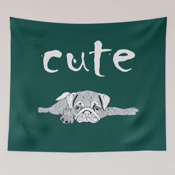 Item preview, Cute Pug designed and sold by Flower Magic .