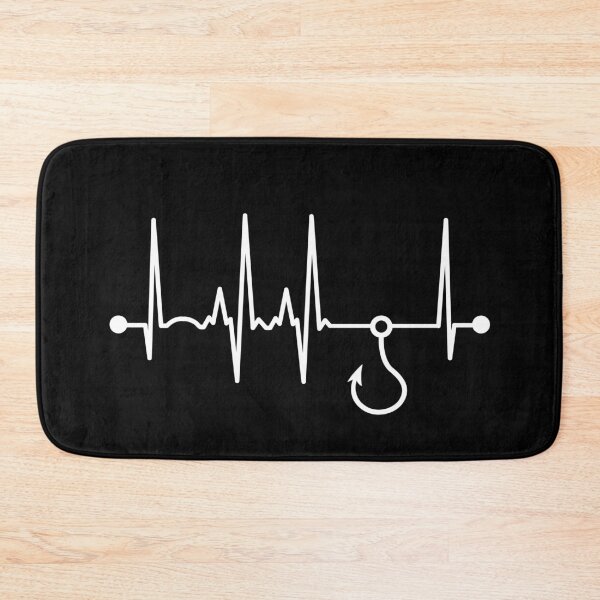 Item preview, Fishing Heartbeat designed and sold by teesaurus.