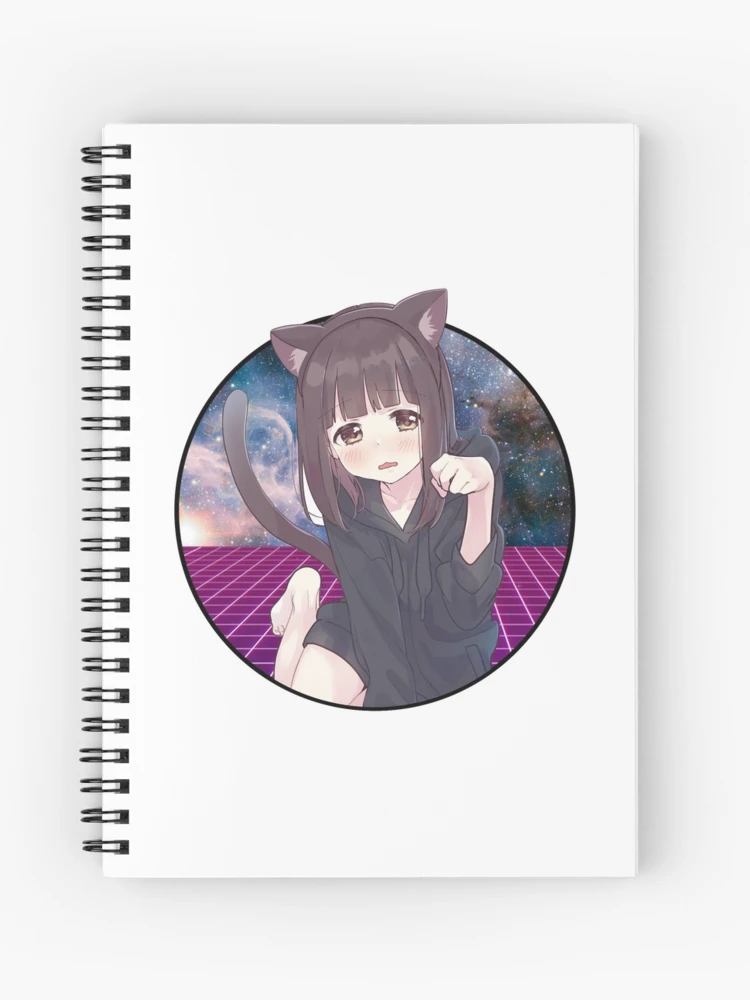 Anime Menhera chan sad why Spiral Notebook for Sale by uisch