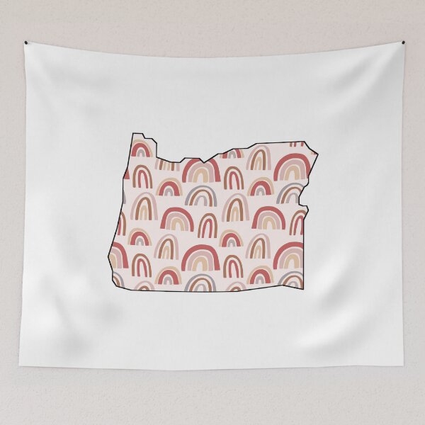 Item preview, Rainbow Oregon Outline designed and sold by annxva.