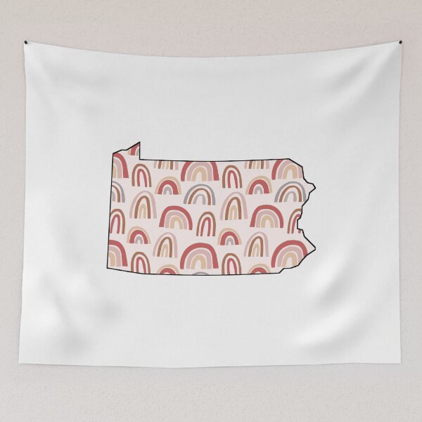 Item preview, Rainbow Pennsylvania Outline designed and sold by annxva.