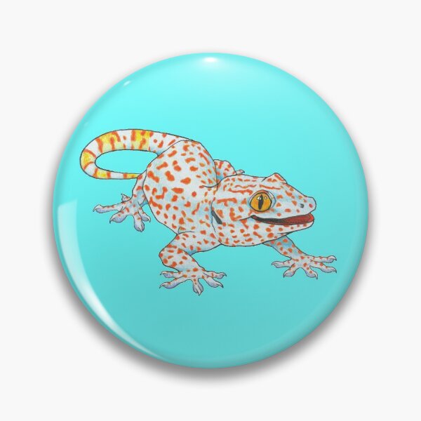 Item preview, Light Blue Tokay Gecko designed and sold by TinkerandBone.