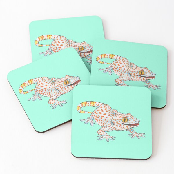 Item preview, Light Blue Tokay Gecko designed and sold by TinkerandBone.