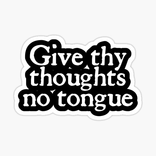 Item preview, Give Thy Thoughts No Tongue Shakespeare Mask designed and sold by ShakespeareGeek.
