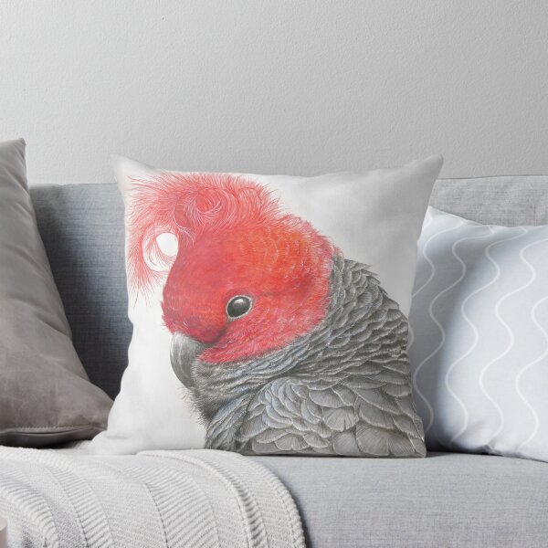 Item preview, Gang-Gang Cockatoo original watercolour design designed and sold by Nadya Neklioudova.