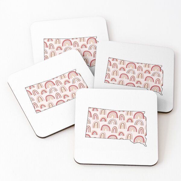 Item preview, Rainbow South Dakota Outline designed and sold by annxva.