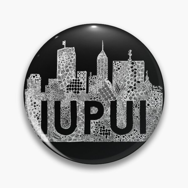 Item preview, Zentangle IUPUI Invert designed and sold by Nicole Christine.