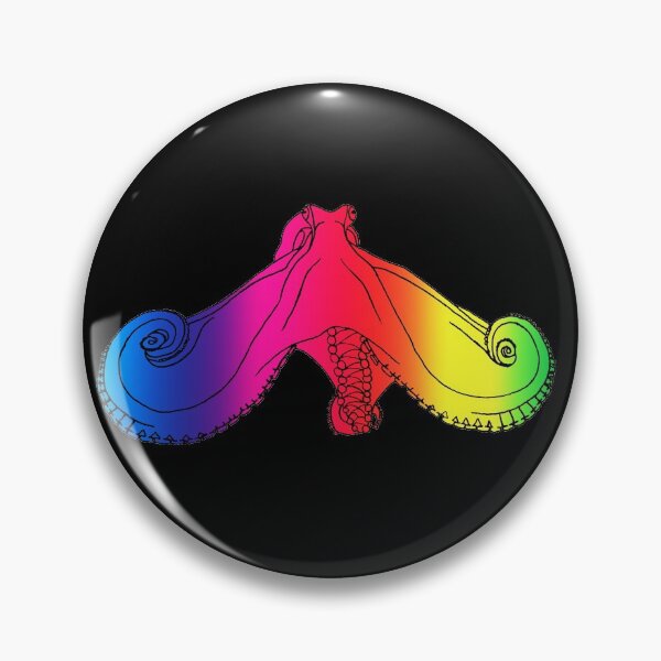 Item preview, Rainbow Octopus designed and sold by TinkerandBone.