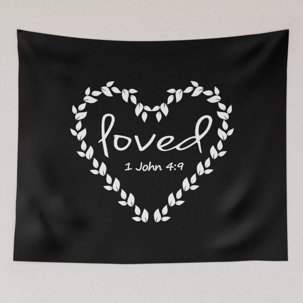 Item preview, Bible Verse LOVE 1 John 4:9 designed and sold by KA DESIGNS.