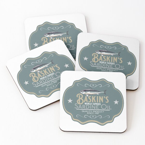 Item preview, Baskin's Sardine Oil designed and sold by Mark McCoy.