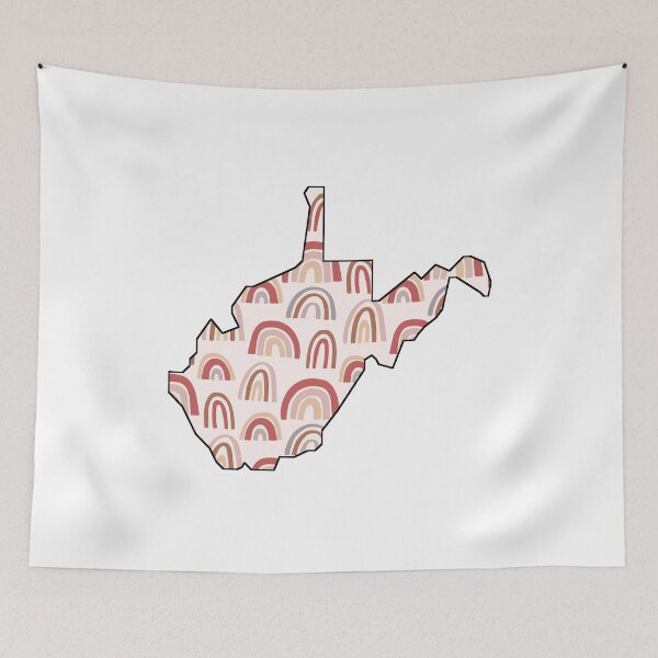 Item preview, Rainbow West Virginia Outline designed and sold by annxva.