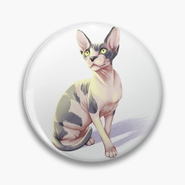 Item preview, Sphynx cat painting designed and sold by Lauren Alane.