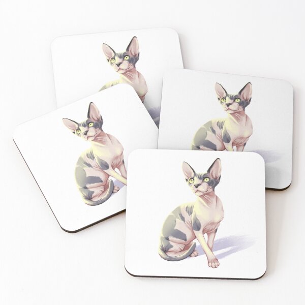 Item preview, Sphynx cat painting designed and sold by Lauren Alane.