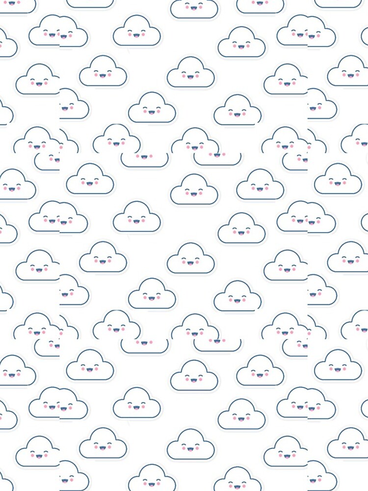 Thumbnail 5 of 5, iPhone Case,  cute cloud pattern designed and sold by mtmichael.