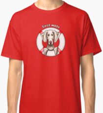 Weimaraner :: First Mate Classic T-Shirt