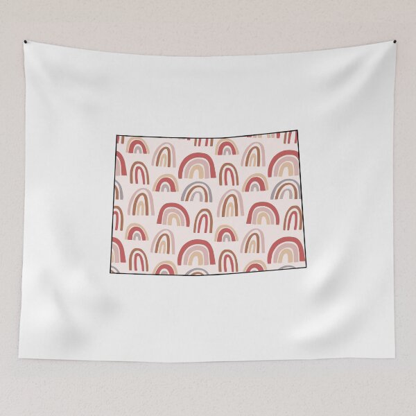 Item preview, Rainbow Wyoming Outline designed and sold by annxva.