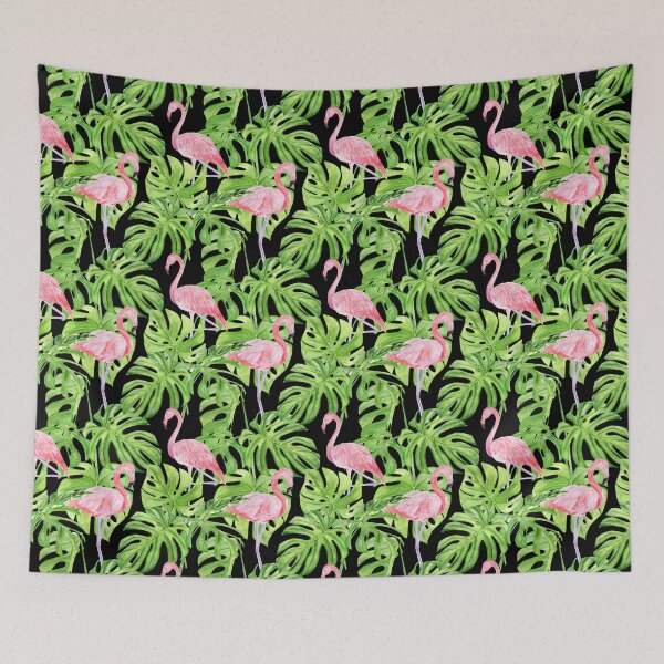 Item preview, Tropical Pink Flamingo Pattern  designed and sold by MyTribePatterns.