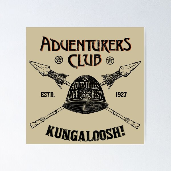 Item preview, Adventurers Club designed and sold by Pop-Tacular.