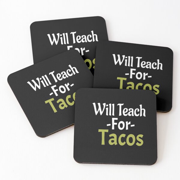 Item preview, Will Teach For Tacos Teacher Taco Teacher - Gift for Teacher - tacos time -Grade Level designed and sold by Chamssou.