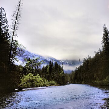 Artwork thumbnail, McDonald Creek, Glacier N.P., Montana by Rodney Johnson