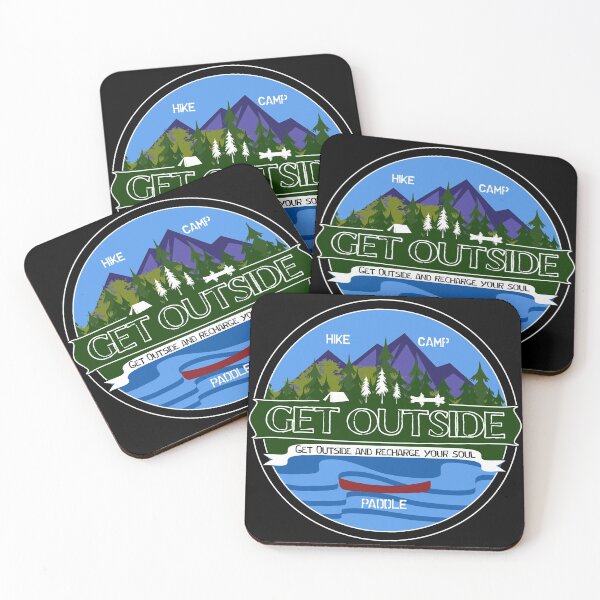 Item preview, Get Outside Colour Crest designed and sold by TwoMenAndACanoe.