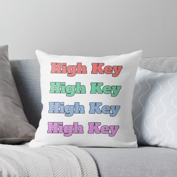 Item preview, "High Key" slang phrase designed and sold by morganmaterni.