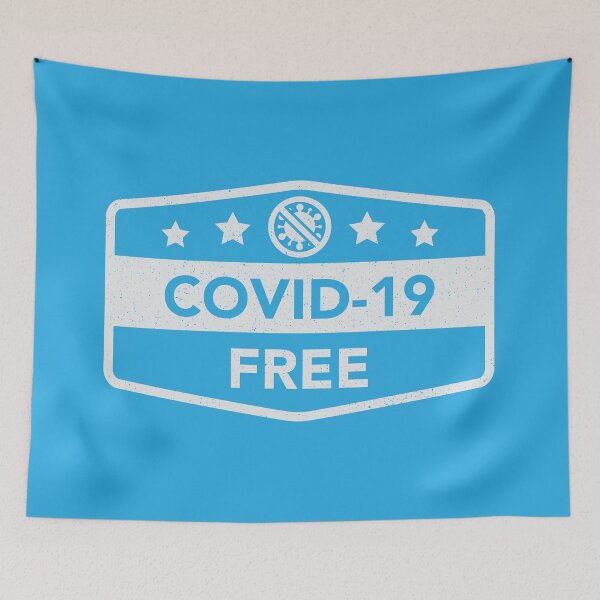 Item preview, COVID-19 FREE designed and sold by Art by s2ray.