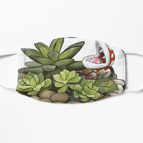 Little Pot of Horrors Flat Mask