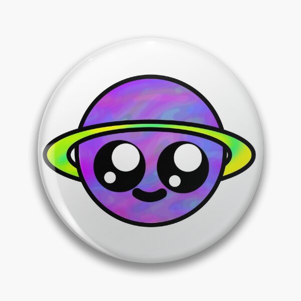 Item preview, Kawaii Purple Planet designed and sold by midnightthecat.